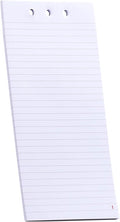 JAY-PEE Replacement Notepad Paper with 3 holes That Fits 3 hole binders | Includes 2 Large Size Note Pad 4" x 8 1/2". Made in the USA. Round Ring Binders. From JAY-PEE