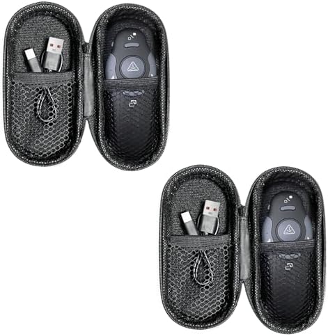 2 Unit Presentation Clickers, Wireless Presenter Remote with Case