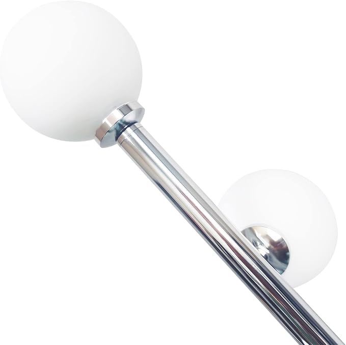 Hsyile Modern Creative Floor Lamp for Living Room,Bedroom,Office,Globe High Pole Standing Lamp, Tree Lamp Chrome Finish,9 Bulbs Included | Globe High Pole Standing Lamp, Tree Lamp Design, 9 Bulbs Included, For Living Room, Bedroom, Office