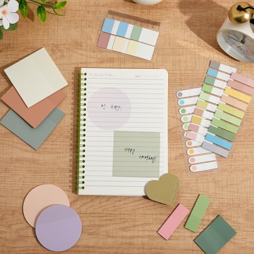 Jutom 110 Pcs Bible Journaling Supplies Bible Study Kit,Green