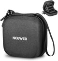 Neewer Storage Bag for 9 x 9 cm Filter, Shockproof Dustproof Waterproof Carrying Bag with Expandable Dividers, Wrist Strap and Carabiner for 3 Circular Filters 62 mm, PB11