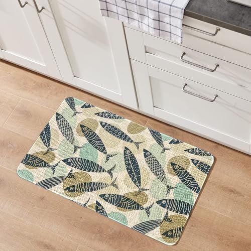 Kitchen Rugs and Mats,Washable Non-Slip Floor Mats Door Mat