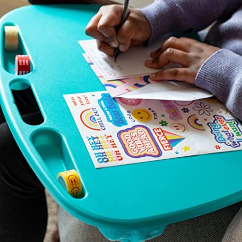 LAPGEAR MyDesk Lap Desk – Turquoise, Fits 15.6” Laptops
