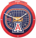 YouTheFan NCAA Arizona Wildcats StadiumView 3D Wall Clock