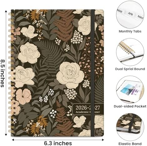 ZOTIA Planner 2026-2027 Jul 2026-Jun 2027 Academic Monthly & Weekly Planner