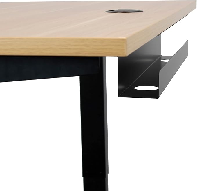 PROGRESSIVE AUTOMATIONS Under Desk Cable Tray Organizer - Black (DO-06-Black)