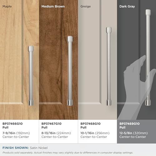 Amerock 12-5/8" Faircrest Satin Nickel Drawer Pull