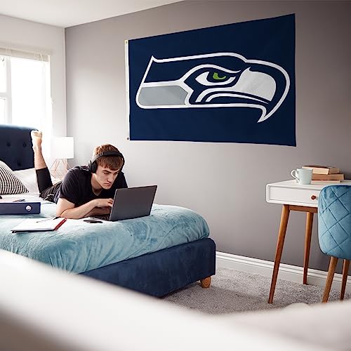 NFL Rico Industries Standard 3' x 5' Banner Flag Single Sided - Indoor or Outdoor - Home Décor