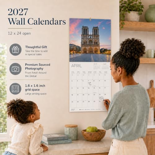 Sea Turtles 2027 Wall Calendar, 12 x 24 Hanging Pacific Waters Press