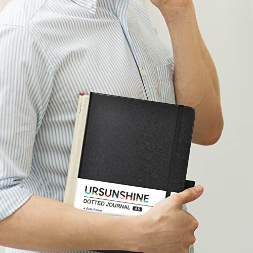 Dotted Journal/Notebook - Dot Grid Hard Cover Notebook, 5.3''×8.26''