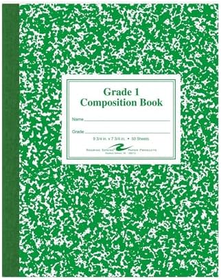 Roaring Spring Grade One Composition Book, 10 x 8 Inches, 50 Sheets (77920)