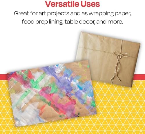 School Smart Butcher Kraft Paper Roll, 50 lbs, 24 Inches x 1000 Feet, Brown