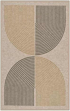Lahome Rainbow 20"x32" Indoor Door Mat, Small Indoor Outdoor Entry Rug