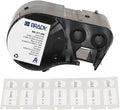 Brady Authentic (M5-117-499) Aggressive Adhesive Multi-Purpose Nylon Labels 0.5 x 0.9 x 0.44 Dia Black on White, 240 Labels. for use with The BMP51 and M511 Label Printers