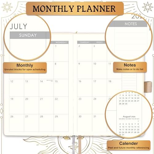 Planner 2026-2027 - Academic Planner 2026-2027, Faux Leather planner 26-27