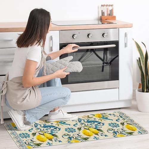 Kitchen Rugs and Mats Set of 2,Floor Mats for Home Kitchen Decor Mat