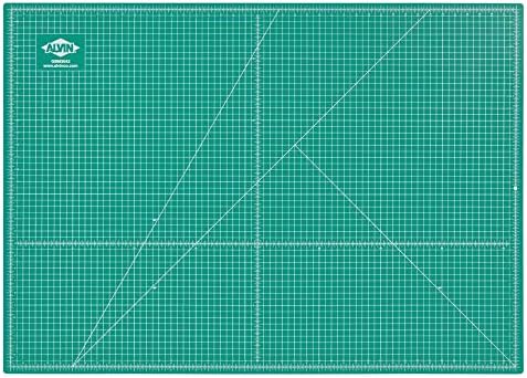 ALVIN GBM Self-Healing Cutting Mat 30 x 42 inch | Double-Sided Green/Black | 5-Layer Gridded Surface for Arts, Crafts and Sewing - Model GBM3042