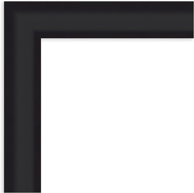Amanti Art Black Framed Magnetic Board 17x29 Small Vision Board for use with Magnets, 100% Metal Sheet to Display Items as Office Decor or for Home Organization in mudroom, Kitchen or Kids Room