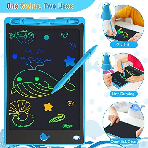 Hockvill LCD Writing Tablet for Children 8.8 Inch, Toys for Girls Boys Drawing Pad for 3 4 5 6 7 Year Old Kids Toys, Easter Basket Stuffer for Kids, Toddler Gift Doodle Board Travel Essentials