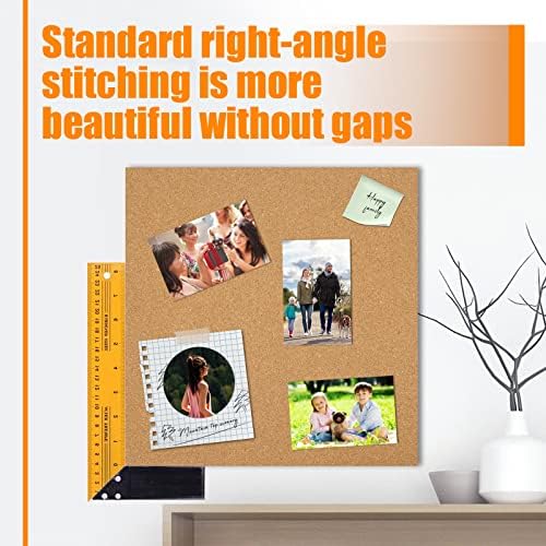 Cork Board Tiles 12"x12" - 1/2" Thick - 8 Pack Cork Tiles - Bulletin Board - Mini Wall (8pack) (8pack 30.5 * 30.5 * 1.2)