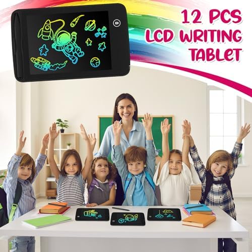 Zhehao 12 Pcs LCD Writing Tablet for Kid 6.5'' Doodle Board Drawing Tablet