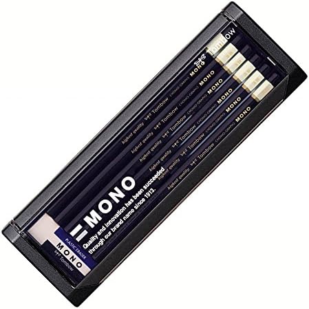 Tombow Mono-3B Premium Pencil, 3B MONO (High Standard Pencil with Ultra Fine Particles), Includes MONO Eraser, Drafting and Drawing, Dozen