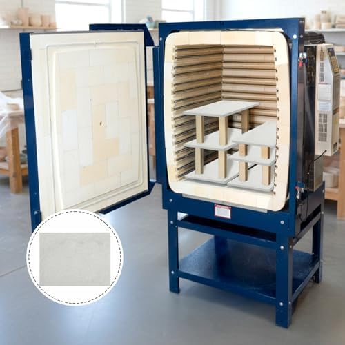 Weysat Square Kiln Shelf for Glass Fusing and Ceramics, Use in Any Kiln(16 x 16 x 0.8 Inch,1300℃)