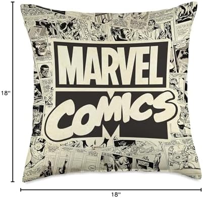 Marvel Comics Retro Comic Panels Throw Pillow