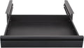 POPMOON 23.5 in Under Desk Drawer, Steel Large Pull Out Storage Organizer | Under Table Drawer with Smooth Slide Rails for Wooden Table or Workbench, Carbon Steel Hidden Desk Drawer Hold 44 lbs
