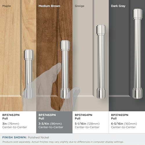 Amerock 3-3/4" Faircrest Polished Nickel Drawer Pull