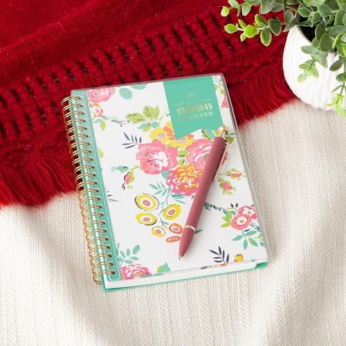 Blue Sky Day Designer 2026 Weekly & Monthly Planner, 5"x8", Peyton White