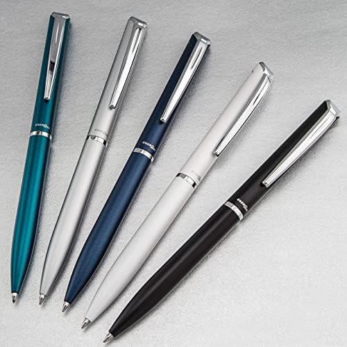 Pentel EnerGel Style Gel Pen, (0.7mm) Medium Line, Black Barrel, Black Ink, Gift Box w/Belly Band (BL2007AABX)