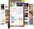 Digital Calendar 2026, 15.6-inch Electronic Calendar for Wall, Touch Screen Smart Digital Planner with Kids' Chores Chart/Meal Plan/Streaming Services/Photo Display, Remote Control Supported