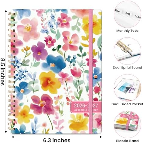 ZOTIA Planner 2026-2027 Jul 2026-Jun 2027 Academic Monthly & Weekly Planner