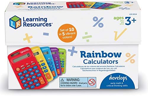 Learning Resources Rainbow Calculators