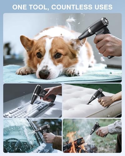 Compressed Air Duster Electric Blower Cordless Canned Air Substitute