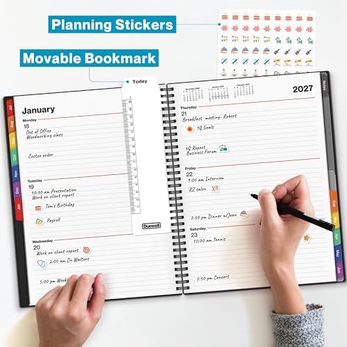Dunwell 2026-2027 Planner 8.5x11, Weekly Monthly Academic Planner