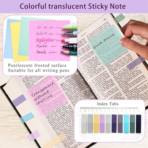 SHINYHARBOR Bible Study Journaling Kit for Women, Purple