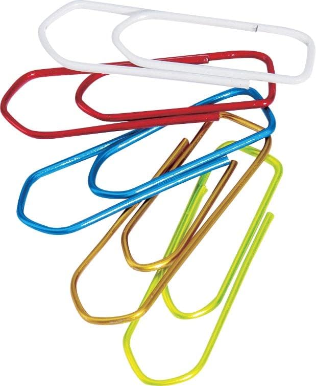 Q-Connect Coloured Paperclip, 32 mm KF02023Q - Pack of 750