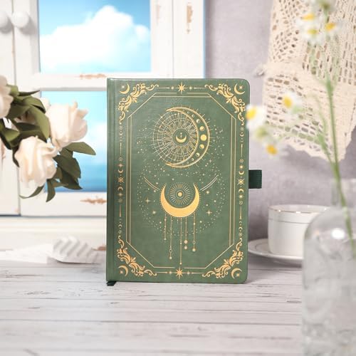 TIEFOSSI Line Journal Notebook for Women Men, 316 Pages,8.3x5.8 IN