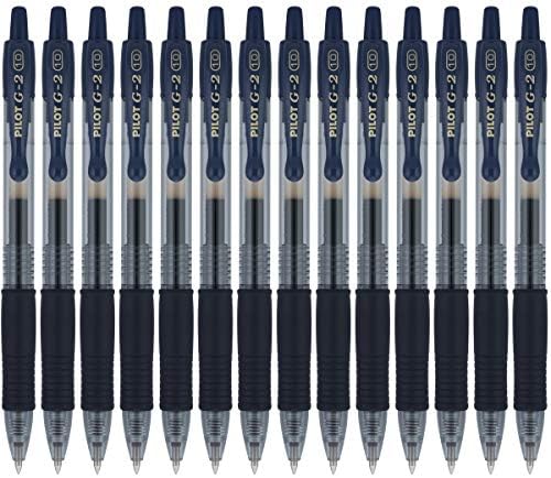 PILOT G2 Premium Gel Pens, Bold Point 1.0mm, Navy Ink, 14-Pack