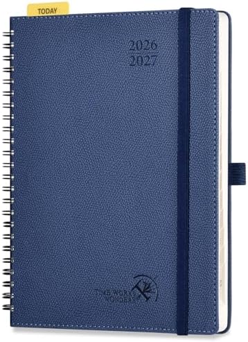 POPRUN Weekly Planner 2026-2027, 6.75" x 8.75" Academic Year Calendar Book