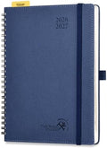POPRUN Weekly Planner 2026-2027, 6.75" x 8.75" Academic Year Calendar Book