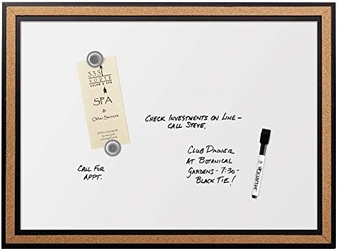 Quartet Dry-Erase Board/Whiteboard, 17"x23", Magnetic, Cork Frame (13765)