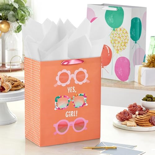 Hallmark Birthday Gift Bags, 2-Pack (Sunglasses and Balloons)