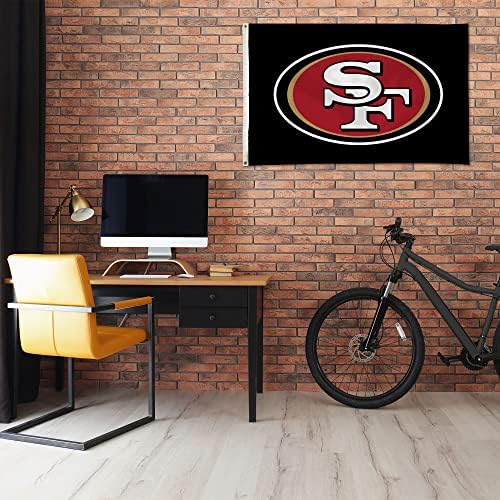 NFL Rico Industries Standard 3' x 5' Banner Flag Single Sided - Indoor or Outdoor - Home Décor
