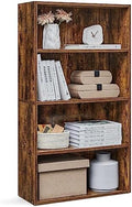 VASAGLE 4-Tier Bookshelf, Storage Organizer, 23.6 x 9.5 x 42.4 Inches