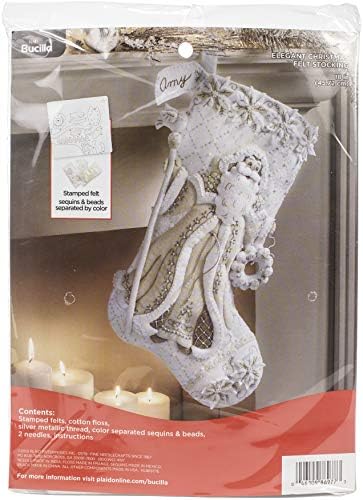 Bucilla 86977E Elegant Christmas Felt Applique Kit