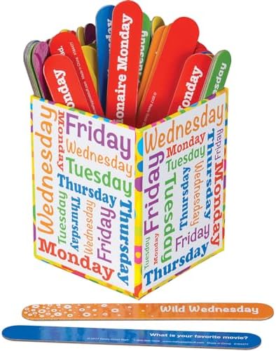 Really Good Stuff Daily Response Sticks, 60 Ct., Ages 4+, PreK+