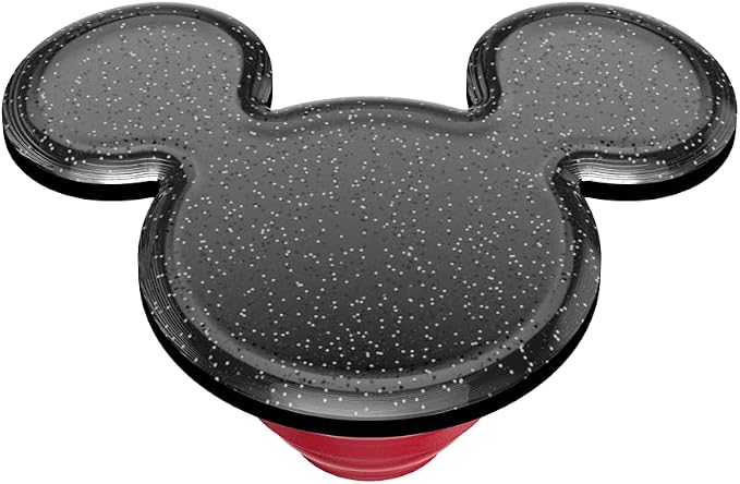PopSockets Adhesive Phone Grip, Holder- Classic Mouse XL | Secure Comfortable Hold, Anti-Drop, Kickstand, Disney, Mickey Mouse, Minnie, Glitter, Sparkle, Sparkly
